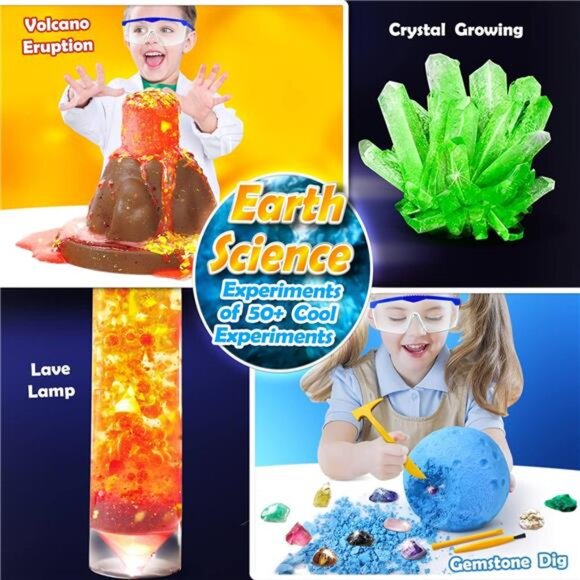 50+ Science Lab Experiments Kit for Kids, STEM Activities Educational‎ Scientist - Picture 2 of 6